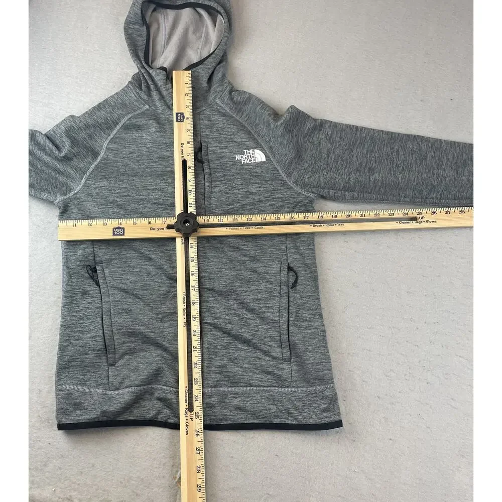 The North Face Mens Sz S Canyonlands Full-Zip Hoodie Jacket Heathered Gray